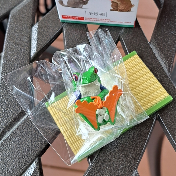 Bowing Tree Frog and Pug Blind Box Figurines - Picture 2 of 4